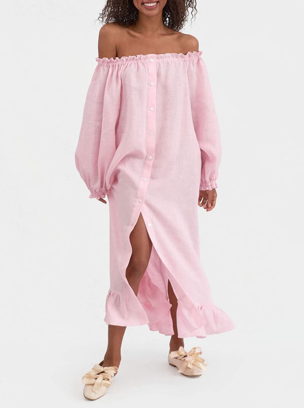 Judas Tree Loungewear Dress - Pink